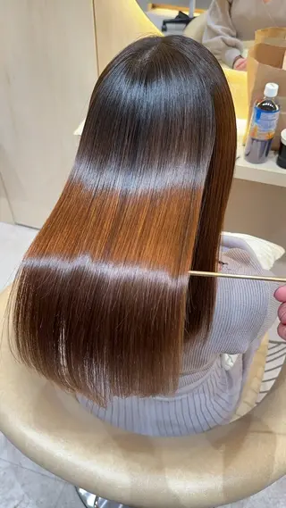 ロング レイヤー❣️縮毛矯 川村利幸のヘアスタイル