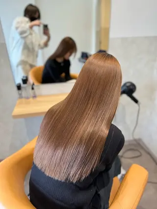 セミロング カラー ヘアアレンジ 韓国ヘア指名率 No. 1小堀京介のヘアスタイル