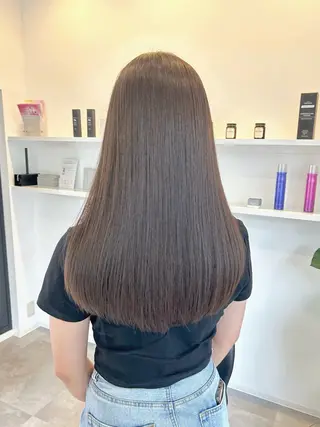 ロング カラー ミウラ コトミ🩵のヘアスタイル