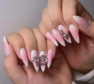 ネイル By moonネイル 🌷ワンホン/韓国風のネイルデザイン