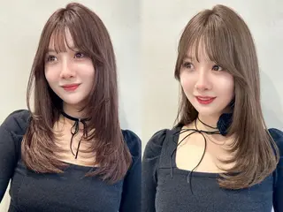 ロング 大宮‎🩵縮毛矯正 レイヤー　佐藤和のヘアスタイル