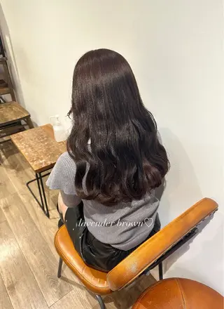 ロング カラー ヘアアレンジ Himawari♡ 柔らかいカラーのヘアスタイル