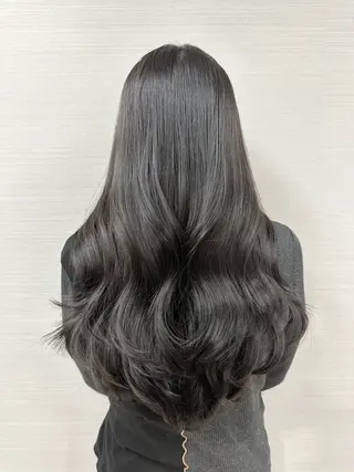 ミディアム カラー 韓国ヘア 店長NEGIのヘアスタイル