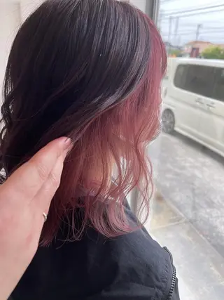 カラー 横山 香音のヘアスタイル