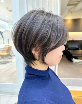 ショート 中顔面短縮 顔まわり新田大翔のヘアスタイル