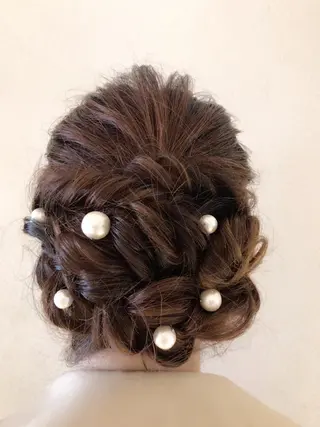 ロング ヘアアレンジ 吉村 絢乃のヘアスタイル