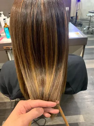 ロング カラー 松本|似合わせ眉 ×まつげパーマ×ヘアの眉毛・アイブロウイメージ