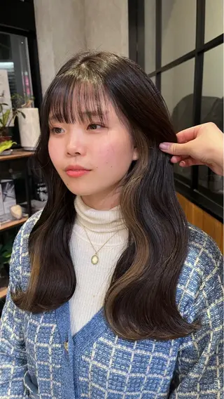 ロング カラー yuuri🎀/大宮 /韓国ヘア/レイヤーのヘアスタイル