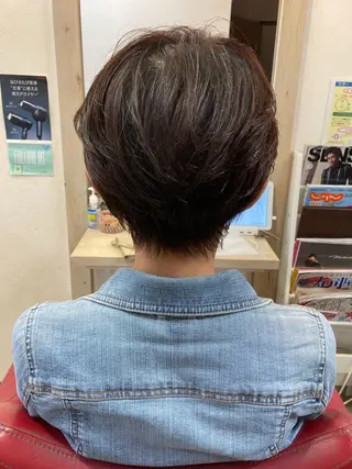 ショート カラー ショート専門 笠井翔太のヘアスタイル