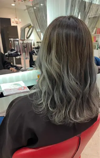 ロング 髪質改善/ブリーチ メンズパーマ遠藤勇輝のヘアスタイル