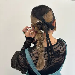 ヘアアレンジ Ayano🎀似 合わせ×透明感🎀のヘアスタイル