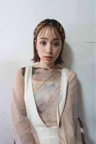 ショート 💛🤍U too e’s 鎌倉🧸のヘアスタイル