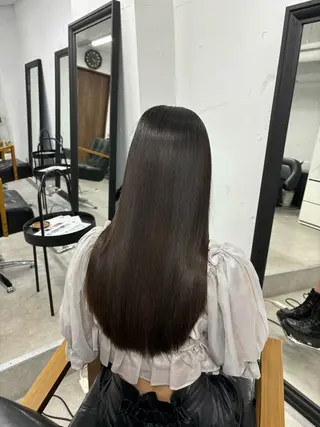 ロング カラー マツダ レンのヘアスタイル