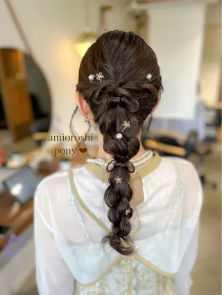 ヘアアレンジ Miku 🦔 / ヘアセットのヘアスタイル