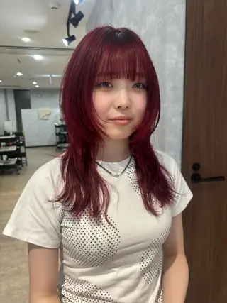 ミディアム カラー 🌐NATSUMI 🌐【寒色カラー】のヘアスタイル