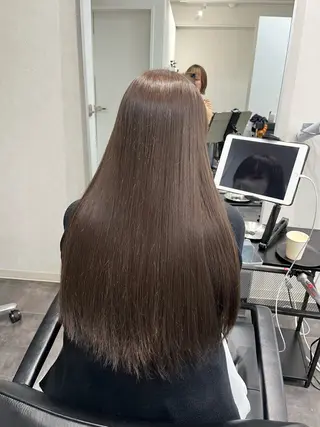 ロング FERIA あべの yumeho🍭のヘアスタイル