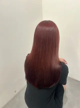 カラー ブリーチなし/暖色/ 艶髪/ユリヤのヘアスタイル