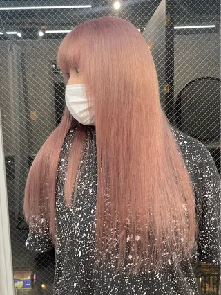 ロング カラー SHOTO ハイトー ン/ブロンドカラーのヘアスタイル