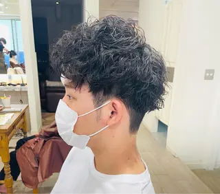 パーマ メンズ すげさやか ✨メンズカットパーマのヘアスタイル