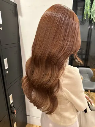 ロング カラー ヘアアレンジ 髪質改善🫧美髪矯正 🤍Yuiのヘアスタイル