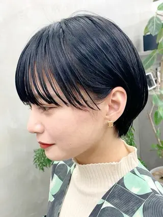 ショート カラー 表参道🌿赤み消し カラー/チナツのヘアスタイル