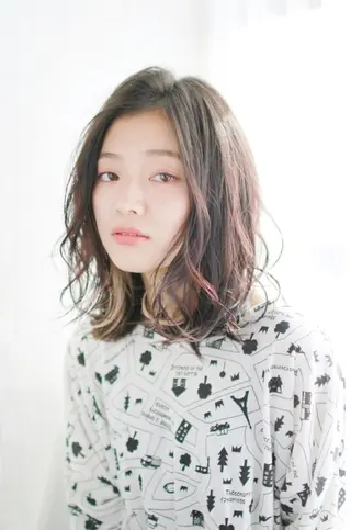 ショート カラー パーマ 山田 博仁のヘアスタイル