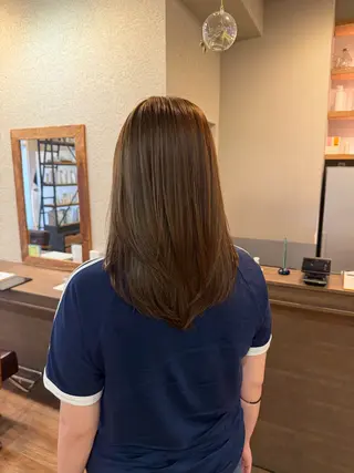ミディアム カラー きむら なみか🪐のヘアスタイル