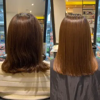 セミロング 梅田美容室 SPADICユヅキ♠のヘアスタイル