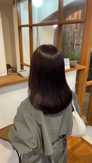 ミディアム カラー emma~ ボブ hair🪷のヘアスタイル