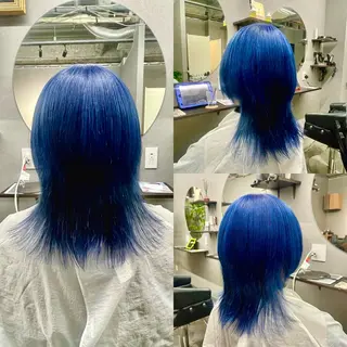 ミディアム カラー ヘアアレンジ メンズ キッズ ✨最強美容師✨ 💙にっしー西村💙のヘアスタイル