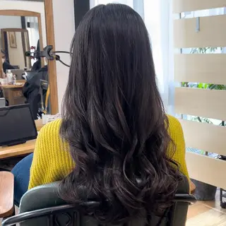 ロング 福岡人気No1🎀 コテ巻き風パーマ専門のヘアスタイル