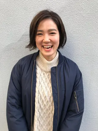 ショート さの あやねのヘアスタイル