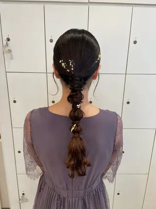 ロング ヘアアレンジ 🍪ﾖｼｲﾊﾙﾈ🍪 ﾗﾍﾞﾝﾀﾞｰｶﾗｰのヘアスタイル
