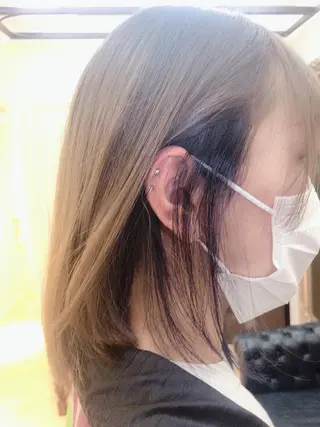 カラー 髪質改善&美髪カラー ボブ&ロングRINのヘアスタイル