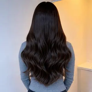 ロング 艶カラーモデル池袋 募集🍀ナル🌼のヘアスタイル
