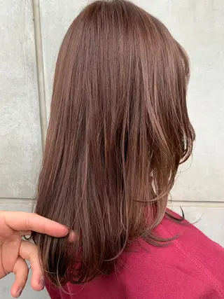 ミディアム カラー MAYU 💚森下のヘアスタイル