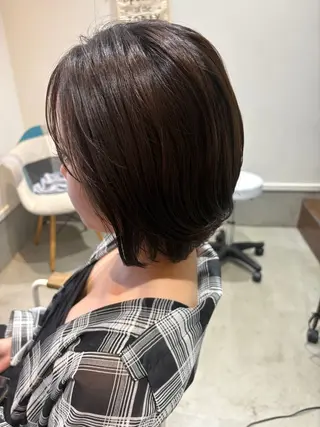 ショート 折本 沙織のヘアスタイル