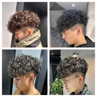 パーマ メンズ 🔥フェザーパーマ 特化🔥勇斗のヘアスタイル