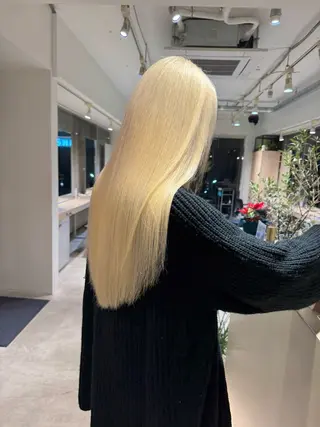 ミディアム ryona🎀 /ボブ/ブロンドのヘアスタイル