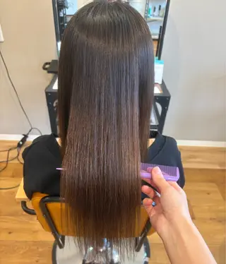 ロング 横 田のヘアスタイル