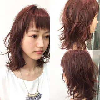 ミディアム カラー 【髮質改善特化】 lic吉祥寺のヘアスタイル