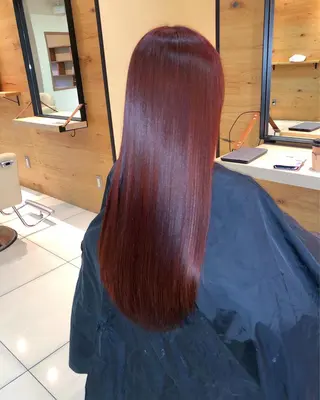 ロング カラー 坂元 智信のヘアスタイル