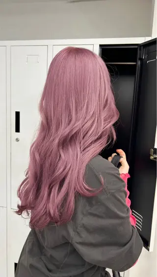 ロング カラー 💍モテる艶髪 透明感カラー💖のヘアスタイル