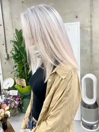セミロング カラー welring hair salonのヘアスタイル