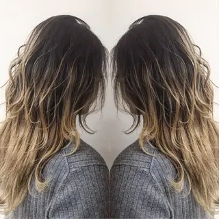 ミディアム カラー 大橋 輝久のヘアスタイル