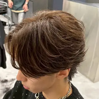 カラー パーマ メンズ 🌊波巻き特化🌊/ メンズ/Kiseiのヘアスタイル