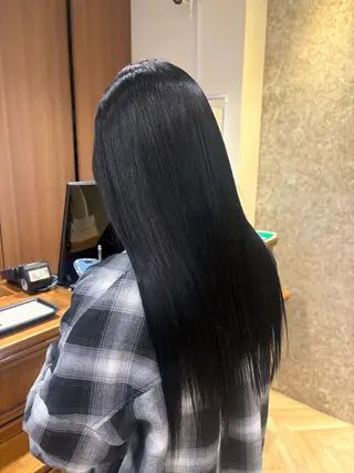 ロング カラー アベ ミスズのヘアスタイル