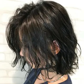 カラー ダメージレス縮毛矯正 メンズも歓迎 細谷のヘアスタイル