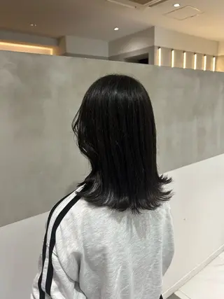 ミディアム カラー ナチュラル/韓国💎 haruka 💎のヘアスタイル
