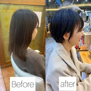 ショート カラー ✨髪質改善専門店✨ QOLU✨のヘアスタイル